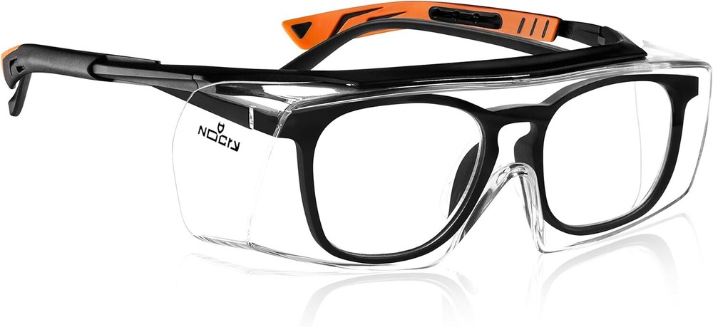 Lentes De Seguridad Que Se Ajustan Sobre Sus Lentes Recetados. Clear Anti-sc…