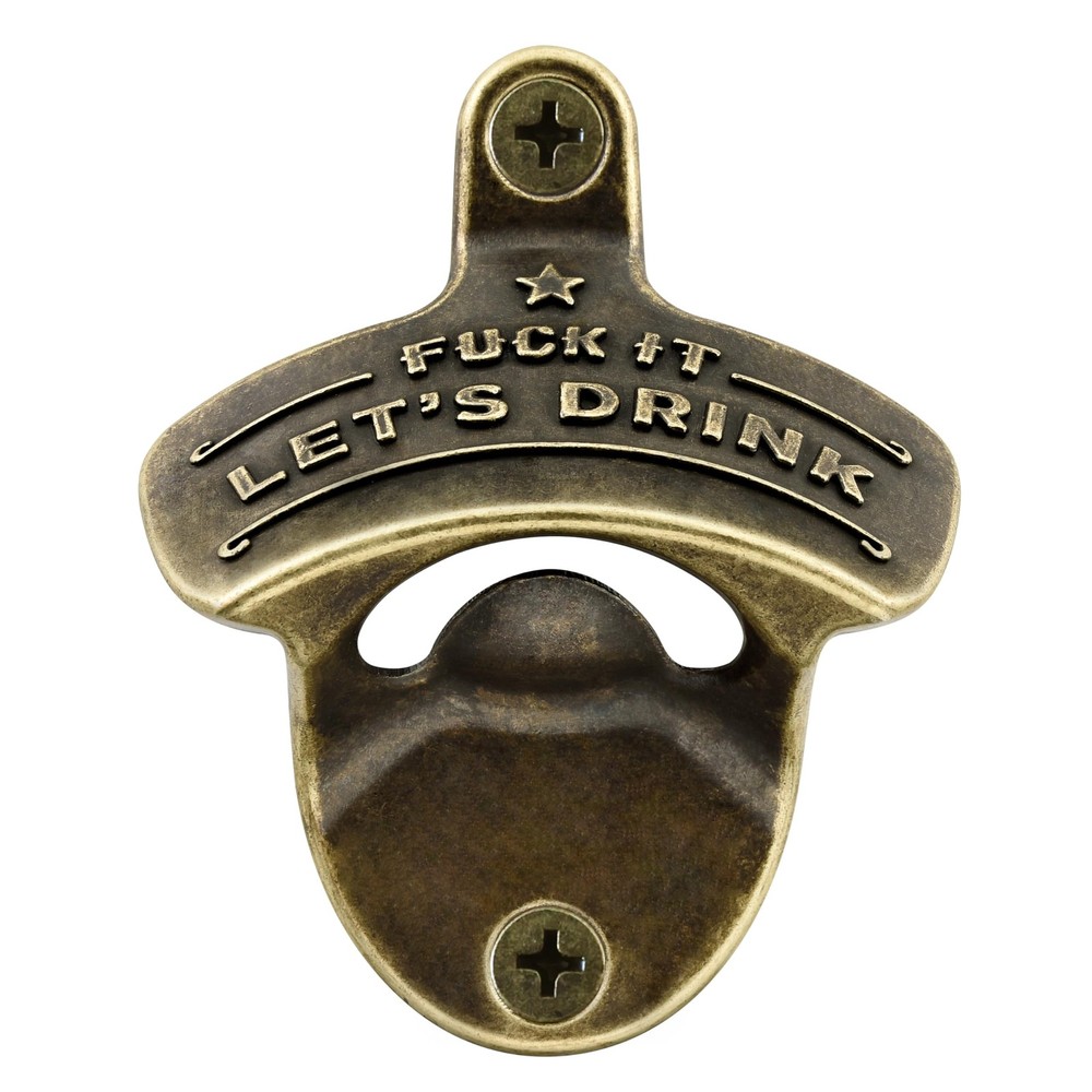 HAIICEN Funny Bottle Opener Wall Mounted Stainless Vintage Antique Bronze
