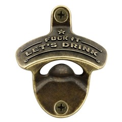 HAIICEN Funny Bottle Opener Wall Mounted Stainless Vintage Antique Bronze