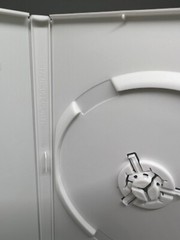 2 PCS PATENTED 14MM STANDARD SINGLE DVD CASE, WHITE, MADE IN US, QPSD20-08