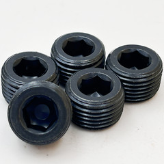 55x NPT plug 3/4 1/2 3/8 1/4 1/8 1/16 Male Thread Internal Allen Head Pipe Plugs