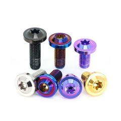 10pcs Titanium Bolt M6x10 15 20 25mm Butterfly Torx Head Screws for Bicycle Car