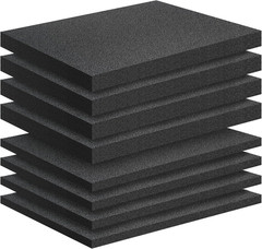 8 Pack Polyethylene Foam Pads for Packing Foam Sheets 2 Size Cuttable High Densi