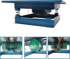 220V Concrete Vibration Test Bench31.5×31.5in Platform Vibrating Shaker Machine