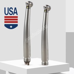 1/10X ASkeadnt Dental Fiber Optic LED E-generator High Speed Handpiece 2/4Holes