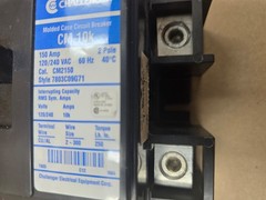 Challenger CM2150 150 Amp 2 Pole 120/240VAC Molded case Main Circuit Breaker