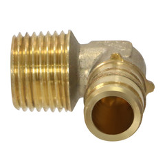 25 Pcs. XFITTING 1/2″ Pex A x 1/2″ Male Elbow, Expansion MNPT Elbow 201-2-5=25