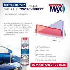 SprayMax 2K Semi Matte Clear Coat | 2K Automotive Satin Clear Coat Spray Paint f