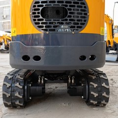 1.4Ton Mini Excavator With Enclosed Cab B&S Engine Swing Boom 4 Attachments Kit