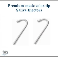 1000 Clear n Blue or White Dental Saliva Ejectors Disposable Suction Tip