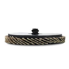 10 Pack – 3″ Mini Flap Discs 120 Grit Quick Change Sanding Roloc Style Type R