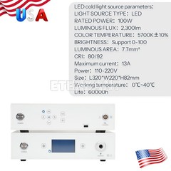 Medical ENT Endoscope Laparoscopic Camera/USB Type Handle/Cold Light Source US
