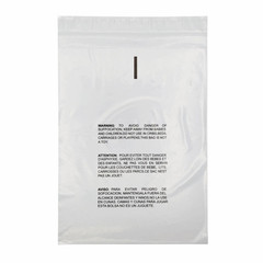 Clear Resealable Poly Bags 12″ x 15.5″ Polyethylene 1.5 Mil Pack of 4000 Pieces
