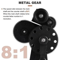 Coil Winding Machine 1/16″-1/2″ Manual Hand Winder with Counter for Guitar Picku