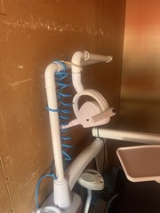 TJ2688-A1 Dental Unit Chair PU Exam Chair w/ Light Tray Cuspidor