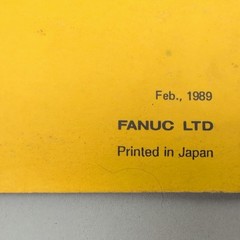 Vintage 1989 FANUC Series 0-TTC Operator’s Manual FANUC LTD Yellow PB Japan CNC