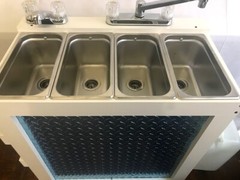 Concession Sink Portable USED Scratch & Dent – Silver (FREE 30 DAY RETURNS!)