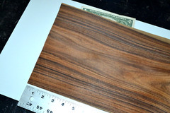 Santos Rosewood Raw Wood Veneer Sheet 9.5 x 13.5 inches 1/42nd M5940-05