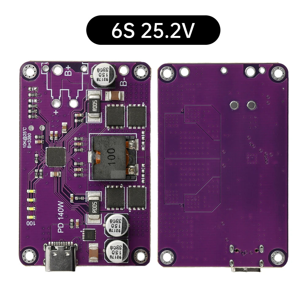 PD3.1 up to 140W Fast Charging Power Module 3S 4S 5S 6S Type C Interface Lithium