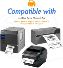 Officesmartlabels 3″ X 5″ Direct Thermal Labels, 20 Rolls | 6000 Labels, Compati