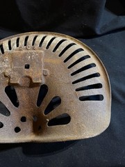 #22 CAST IRON Tractor Implement Seat WALTER A WOOD Hoosick Falls New York USA