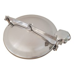11.8”/300mm Stainless Circular Atmospheric Manhole Cover Sanitary Tank Manway