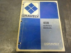 Gravely 408 Tractor Service Manual 16124P1