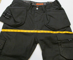 Herock Dagan Carpenter Water-Repellent Kneepad Work Pants 34 x 30 and belt