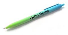 30 Misprint SoftTouch Click Pens LEMONADE Hub Pen Lot MULTICOLOR Pink/Blue/Green