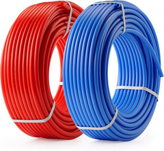 ZELCAN 2x300ft 1/2″ PEX-B Tubing Red+Blue Non-Barrier for Water Line