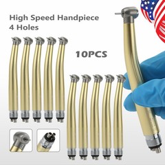 US NSK Dental High Speed Handpiece Air Turbine Anti-retraction 4 Hole Colorful