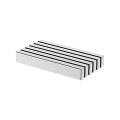 N52 Magnet – 2.5″ L x 3/8″ W x 3/16″ H – 6 Pack, Strong Neodymium Bar Nail Ma…