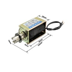 DC 12V 2.5A 55N Push Pull Type Open Frame Linear Solenoid Electromagnet Factory