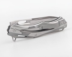 Hunting Pocket Knife, 4″ 5Cr13 Steel Blade Steel Handle for EDC Camping Gifts