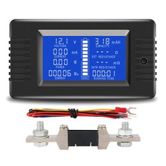 DC Multifunction Battery Monitor Meter 0-200V 0-200A LCD Display Digital Voltage
