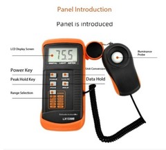 Illuminance Meter, Illuminance Gauge, Photometer, Screen Luminance Meter