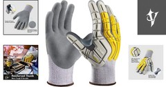 Water-Repellent Utility Gloves with Grip – Perfect for Construction Work