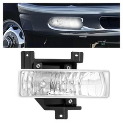 Hecasa Front Right Fog Light W/Bulb Compatible 1997 1998 Ford F150 F250