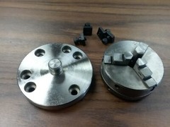 4″ PRECISION TILTING ROTARY TABLE w. 3″/65mm 3-jaw chuck Part#TTSK-100CK- NEW