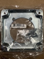 ORBIT 4408, 4″x4″ 1/2″ Raised 2.625 Inch Round RS Power Outlet Box Cover 1pc