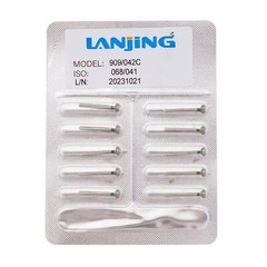 Dental Diamond Burs FG Round End Taper Pear Football Fine Coarse Grit 850 856