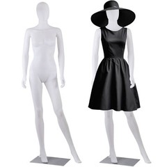 70″ White Female Mannequin Full Body Maniquine Model Stand w/ Adjustable Posture