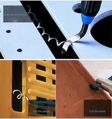 Aluminum Handle With 15 Steel Blades Metal Resin PVC Plastic Deburring Tool