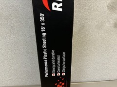 16ft x 350 ft Refinish Pro Clear Plastic Sheeting Roll