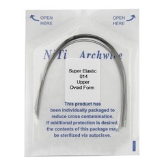 100pcs Dental Orthodontic Arch Wires Niti Rectangular Round Arcos de Ortodoncia