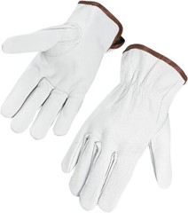 12 Pairs ,Goatskin Leather Gloves Work Safety, Drivers ,Durable Gloves (PPE)