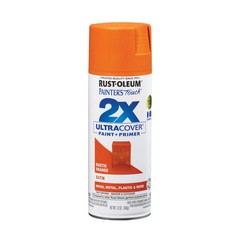 Rust-Oleum 334089 Painter’s Touch 12 Ounce (Pack of 1), Satin Rustic Orange