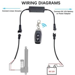 Linear Actuator Controller Motor 12V Momentary Switch Forward/Reverse Wireless