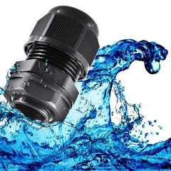 10 PCS 1/2″ IP68 Strain Relief Nylon Cord Grip Waterproof NPT Cable Glands Adjus