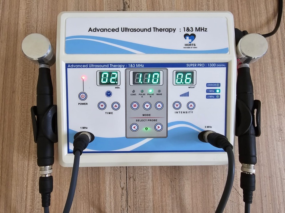 1 MHz & 3 MHz Ultrasound therapy machine for Pain Relief